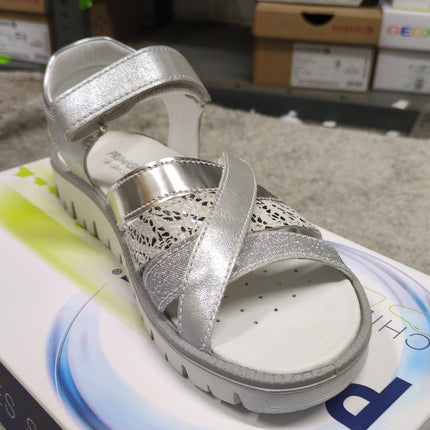 Primigi Specc Acge Girls Leather Sandals - White