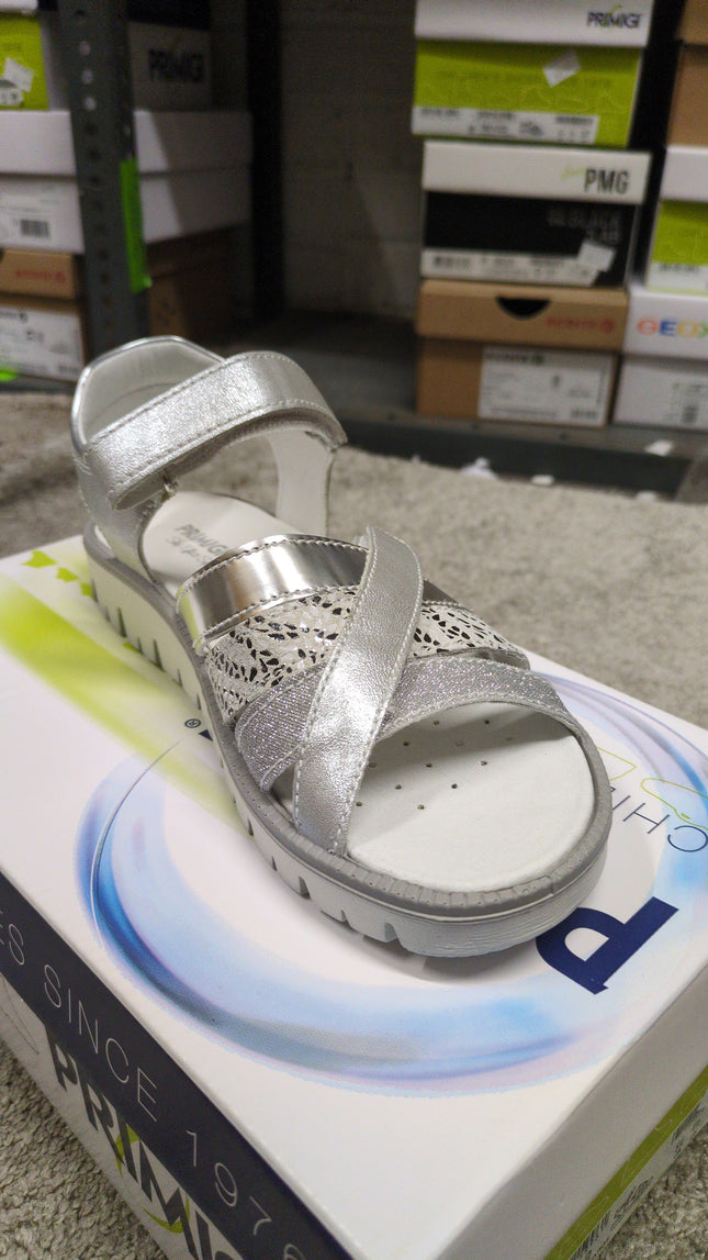 Primigi Specc Acge Girls Leather Sandals - White