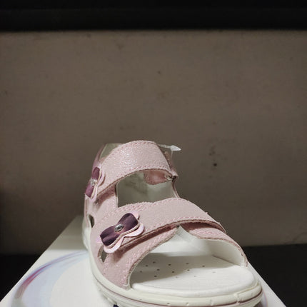 Primigi Sam Leather Sandals – Iridescent Grey
