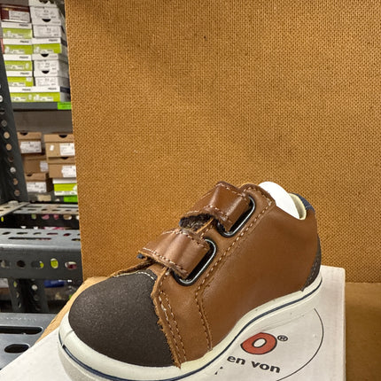 Ricosta Nippy Unisex Leather First Walking Shoes – Cognac
