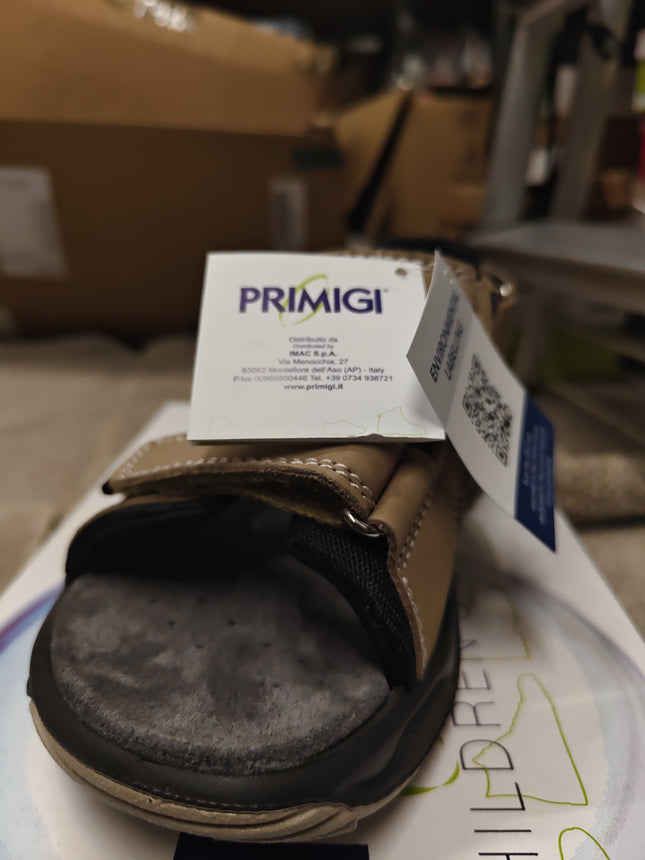 Primigi Boys' Nubuck Mesh Sandals – Grey