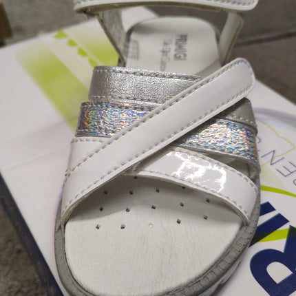 Primigi Nappa Bian Girls' Leather Sandals - White