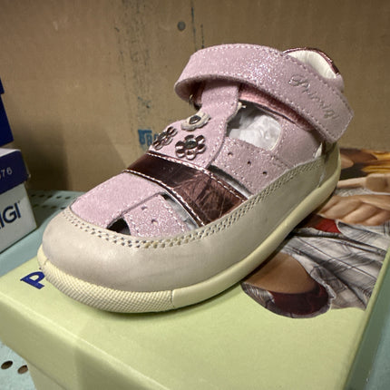 Primigi Girls’ Leather Kids Sandal Shoe - Pink Glitter