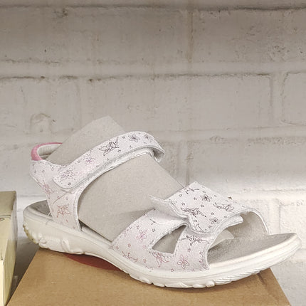 Ricosta Girls’ Leather Sandals - White