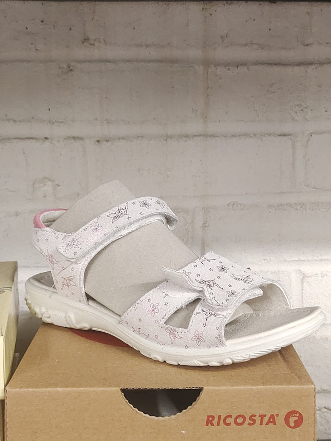 Ricosta Girls’ Leather Sandals - White
