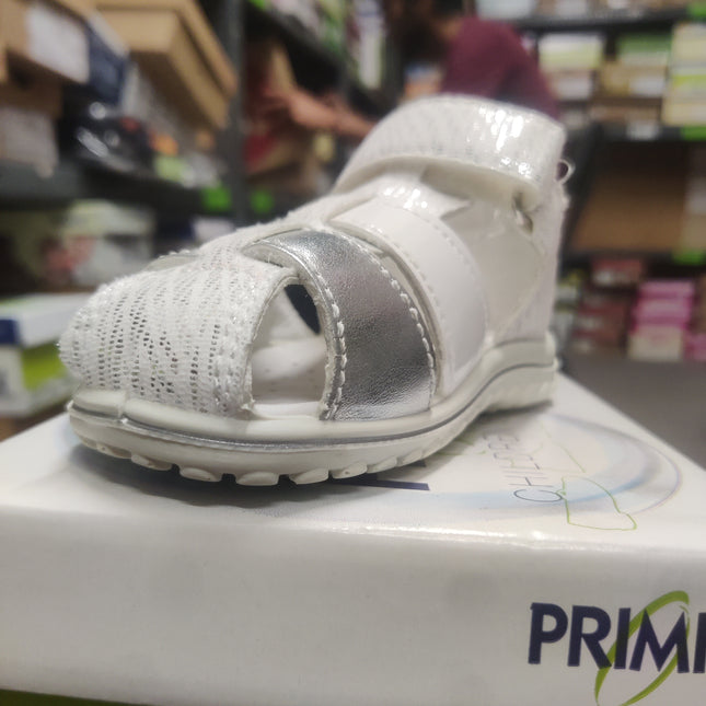 Primigi Girls’ Fabric Trainers – White