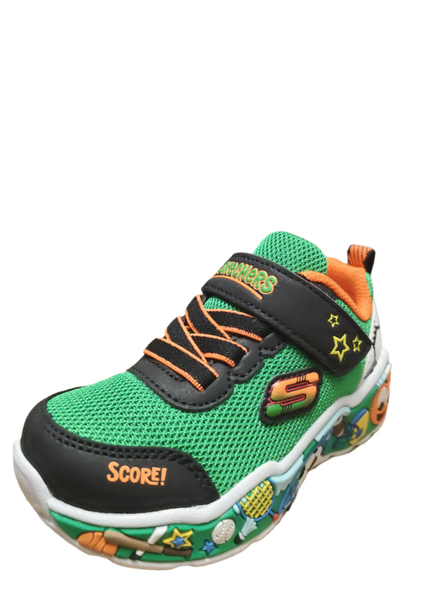 Skechers Play Scene Kids Shoes - Green/Multi