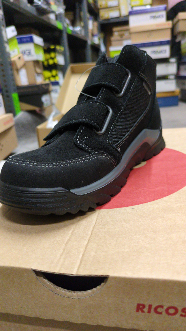 Ricosta Soft Leather Boys' Shoes - Black