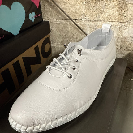 Mod Comfys Lace Up Casuals Shoes - White