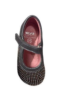 Nens Girls’ Leather Kids Shoes - Black