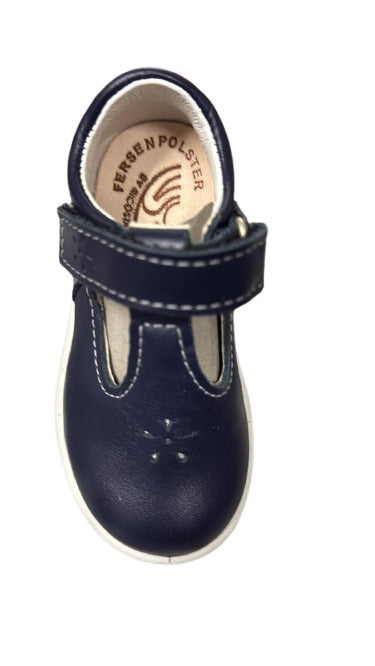 Start-Rite Girls' Puzzle Leather Kids Shoes - Navy