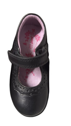 Pod Girls’ Leather Kids Shoes - Black