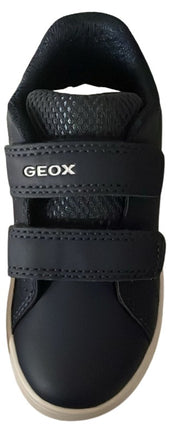 Geox Boys' Eclyper A Synthetic Leather Shoes - Navy