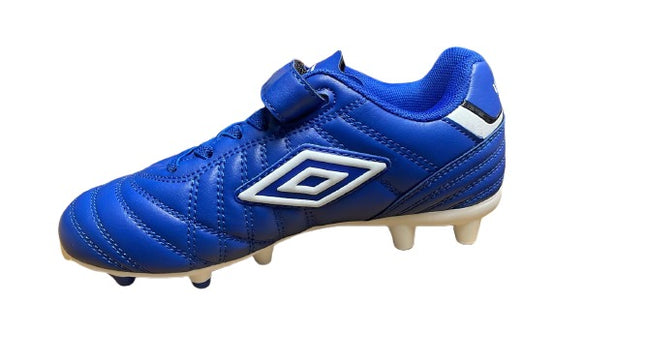 Umbro Speciali Liga FG Junior Football Boots - Tw Royal/ White/ Black