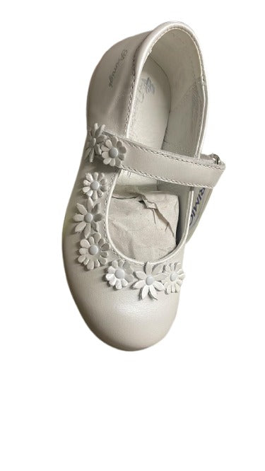Primigi Girls' Soft Leather Shoes - Pearl White