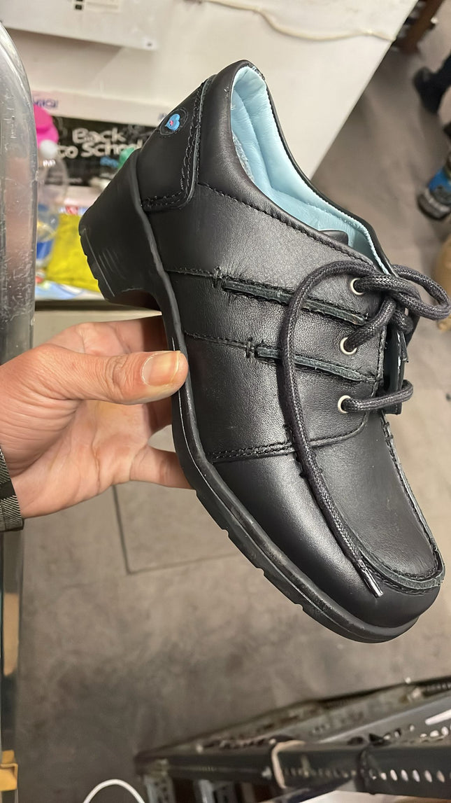 Rhino Cecile Leather Shoes - Black