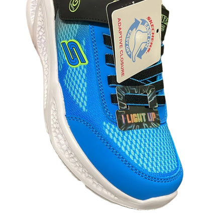 Skechers S Lights Metrorlights Krendox Shoes - Black/Blue
