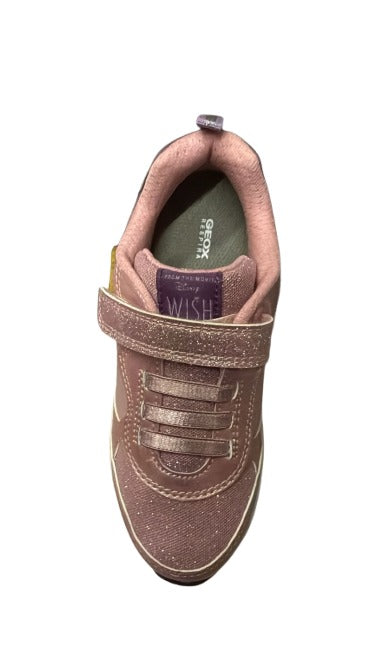 GEOX J Spaceclub Shoes - Pink/Lt Prune
