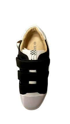Shoesme Boys' Leather Kids Shoes - Black/White