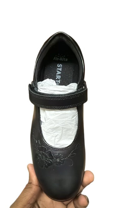 Start-Rite Girls’ Wish Leather Shoes – Black