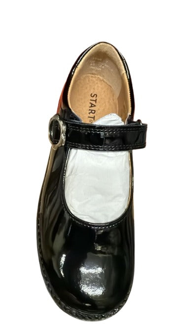 Start-Rite Girls' Debut Leather Shoes – Black