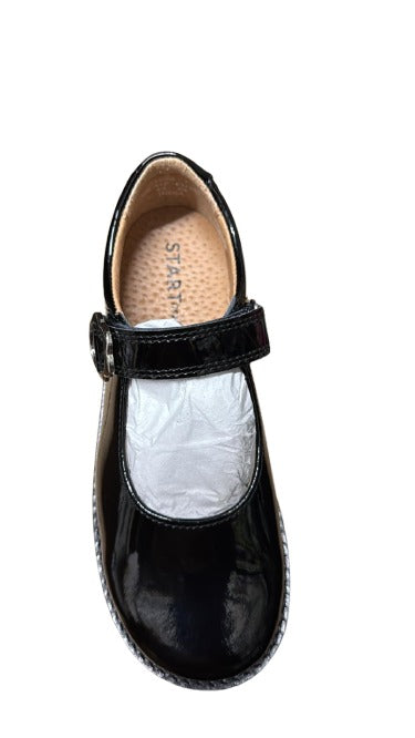 Start-Rite Girls' Debut Leather Shoes – Black