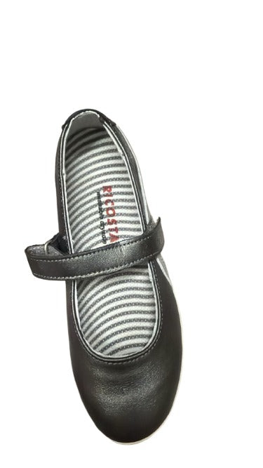 Ricosta Grafit Penato Girls' Leather School Shoes – Dark Grey