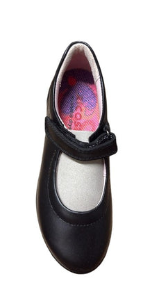 Ricosta Beth Girls' Medium Fit Leather Shoes – Black