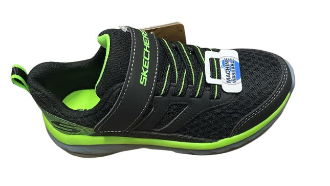 Skechers Boys' Boundless Kids Shoes - Black/Lime