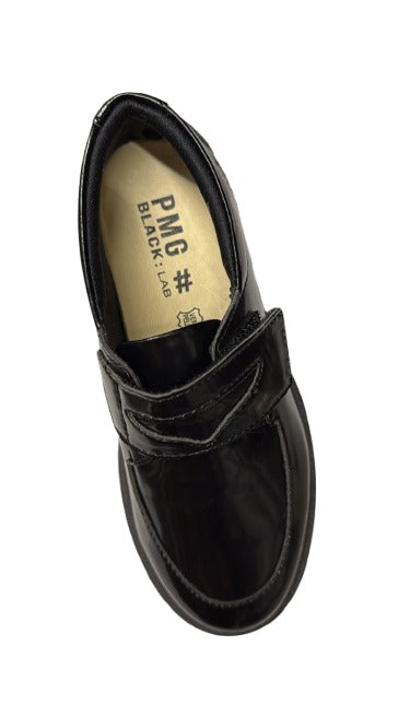 PMG Girl's Abrasivato Leather Shoes – Black