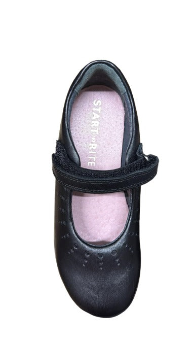 Start-Rite Mary Jane Leather Girl's Shoes – Black