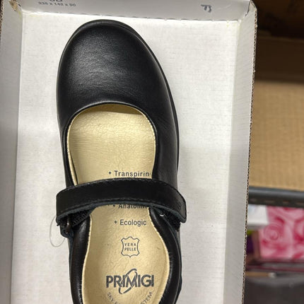 Primigi Girls' Nappa Soft Leather Shoess – Black