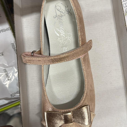 Primigi Girls' SI Laminated Leather Shoes – Cloud