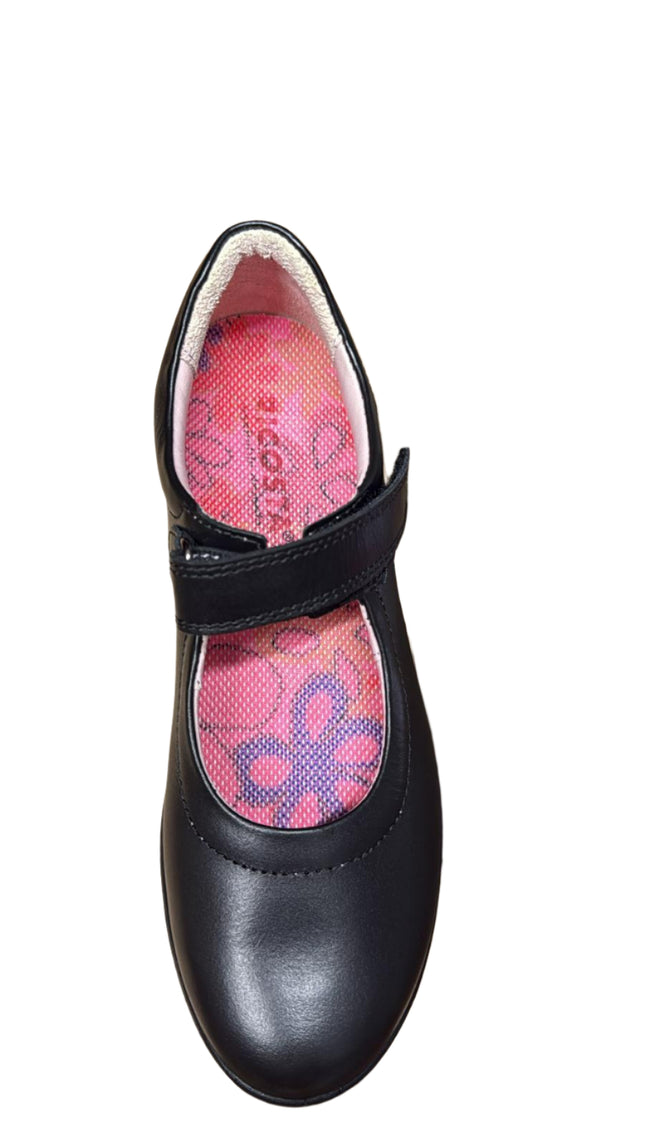 Ricosta Girls' Beth Medium Fit Leather Shoes – Black