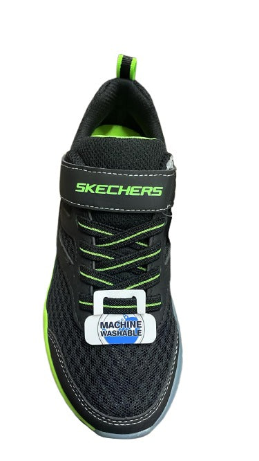 Skechers Boys' Boundless Shoes - Black/Lime