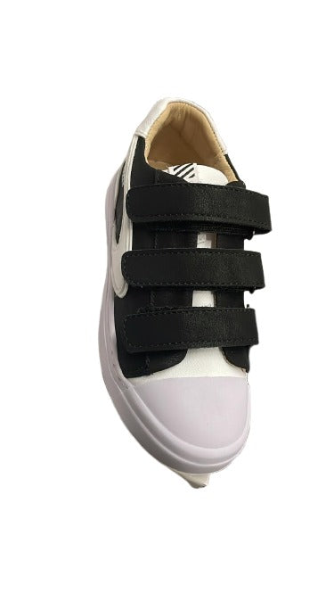 Shoesme Boys’ Leather Kids Shoes - Black/white