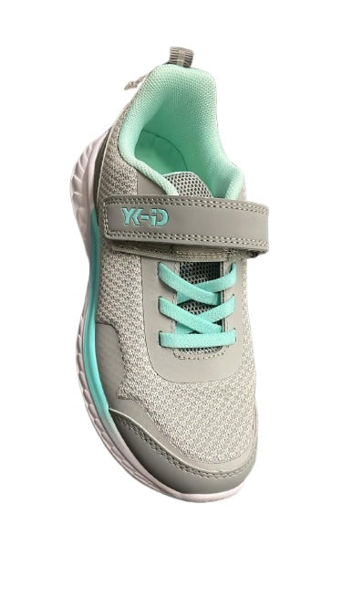 Lurchi Zarko Synthetic Textile Shoes - Grey/Turquoise