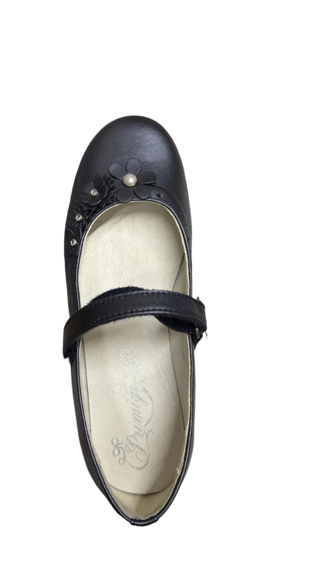 Primigi Girls' Star Tre Leather Shoes - Black