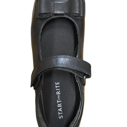 Start-Rite Girl's Flourish Leather Shoes – Black