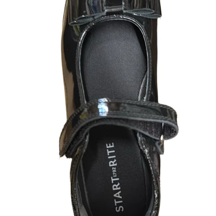 Start-Rite Girls' Flourish Leather Shoes – Black