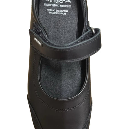 Pablosky Girls' Box Leather Shoes – Black