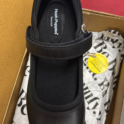 Hush Puppies Bianca Junior Shoes – Black