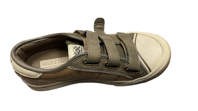 Skechers Boys' Strand Bay Shoes - Brown/Natural
