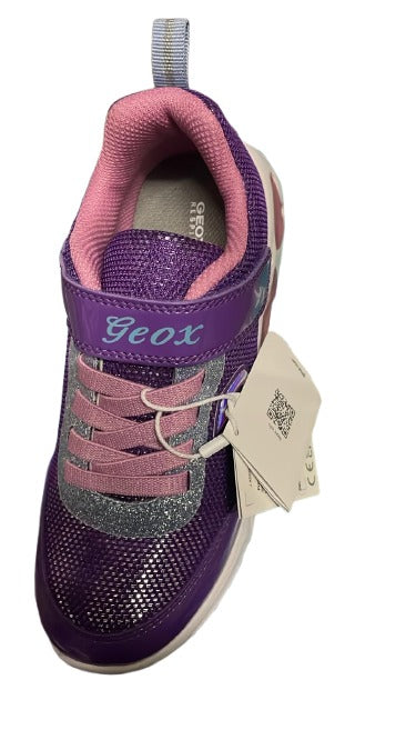 Geox J Assister G. A SH.TEX+SY.PA Shoes - Violet/Dark Pink