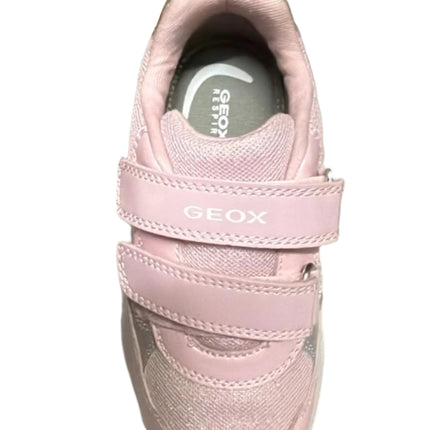 Geox B Girls' Sprintye G. C Girls' Breathable Lightweight Trainers – Pink