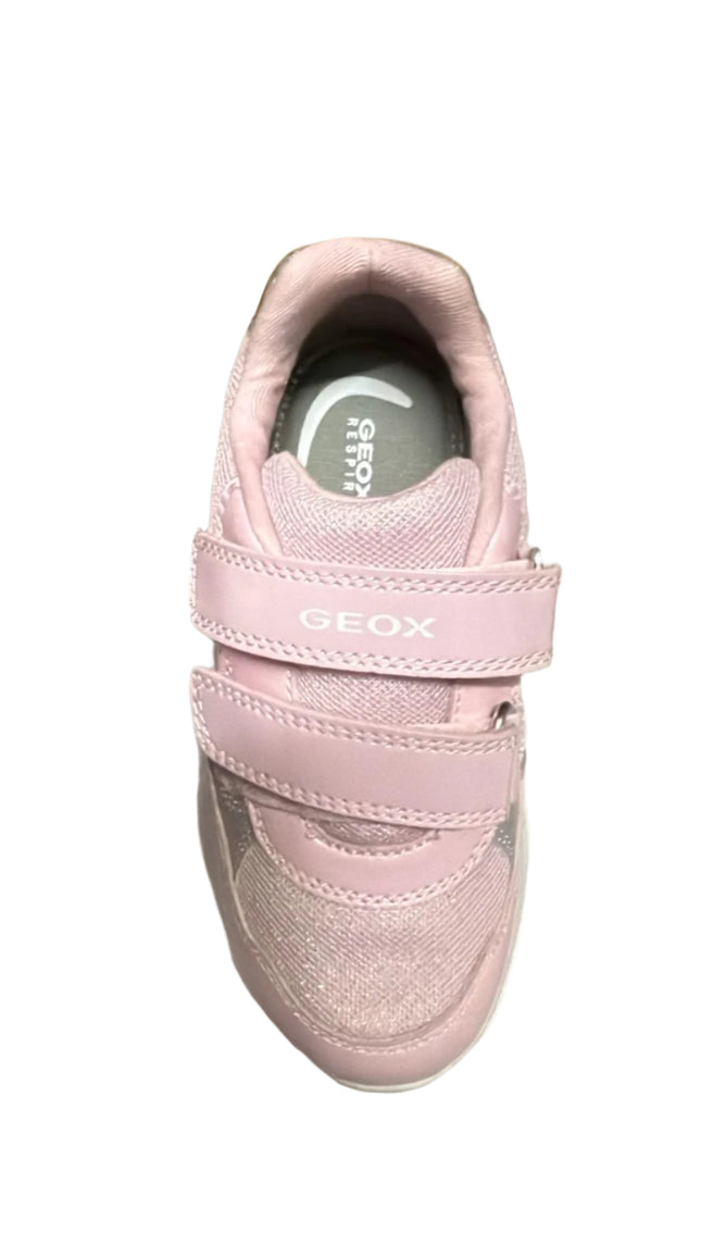 Geox B Girls' Sprintye G. C Girls' Breathable Lightweight Trainers – Pink