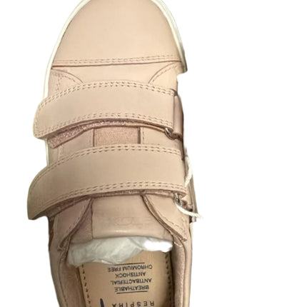 Geox Girls' B Nashik C Leather & Pearl Synthetic Sneakers – Light Rose Pink