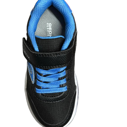Geox J Assister B.C Nylon PR Sneakers – Black/Sky