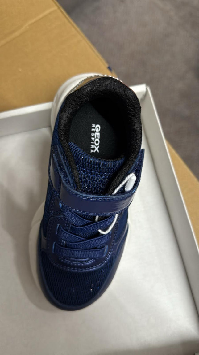 Geox J Loftus G Shi.Tex+Prl Waterproof Trainers – Navy