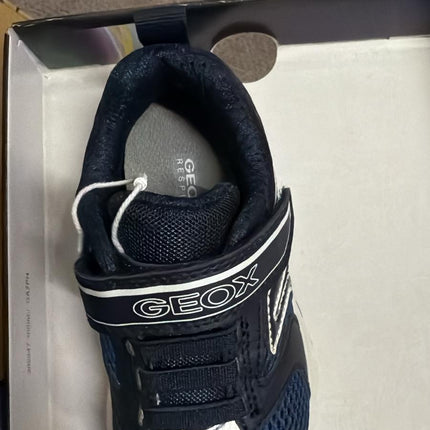 Geox J Hadriel G.G. Mesh & Geobuck Shoes – Avio/Navy